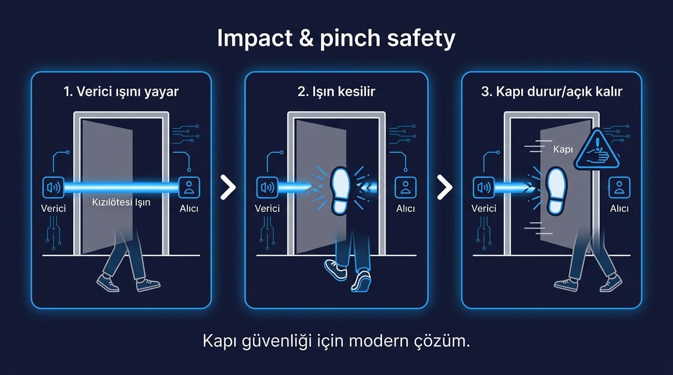 Otomatik Kapı Emniyet Fotoseli Nedir, Neden Önemli?