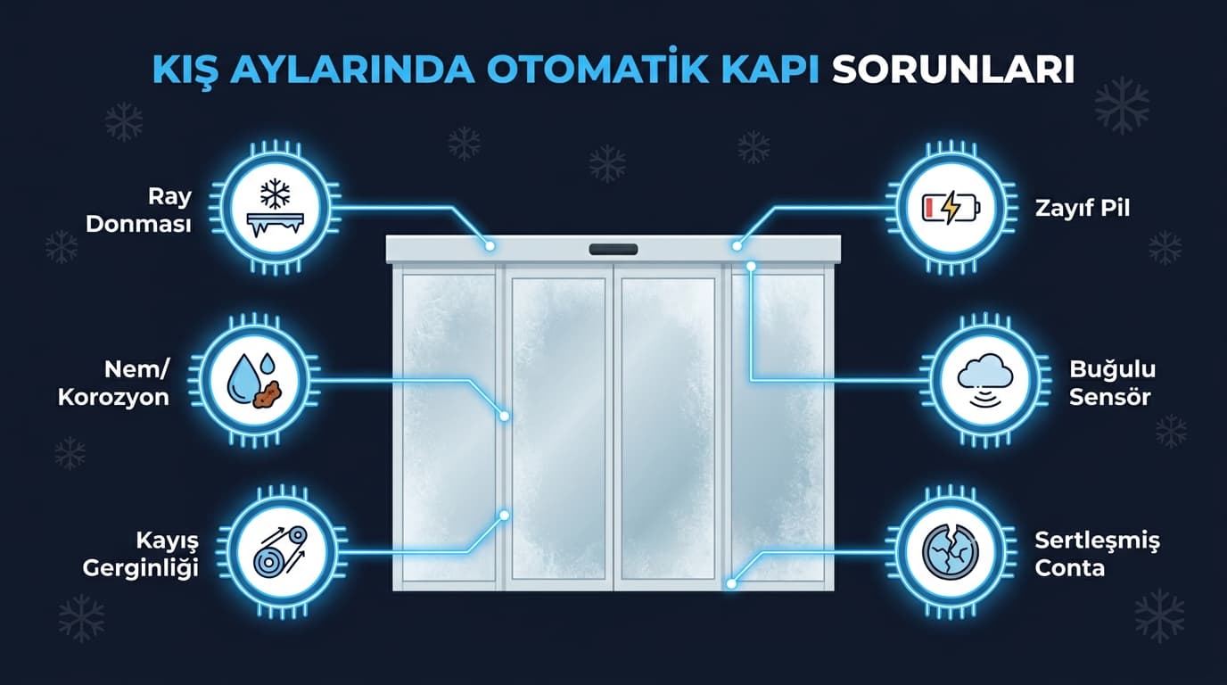 Kış Aylarında Otomatik Kapı Arızaları ve Önlemler