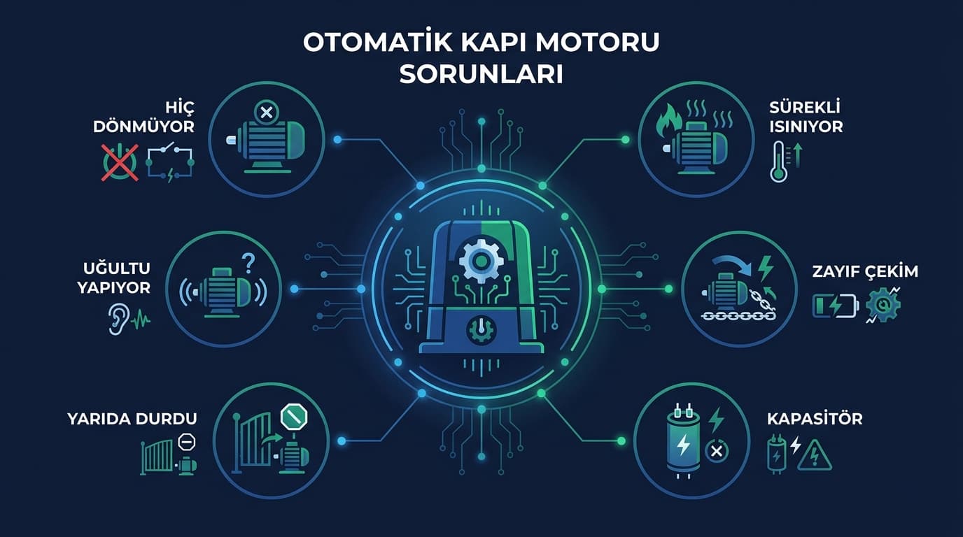 Otomatik Kapı Motoru Arızası: Belirtiler ve Çözümler