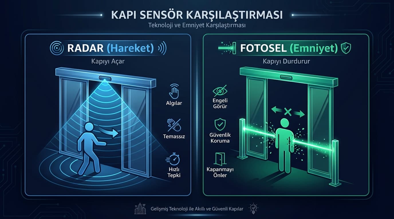 Otomatik Kapı Sensörü Görmüyor: Nedenleri ve Ayarı